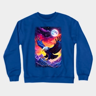 Eagle Moon Crewneck Sweatshirt